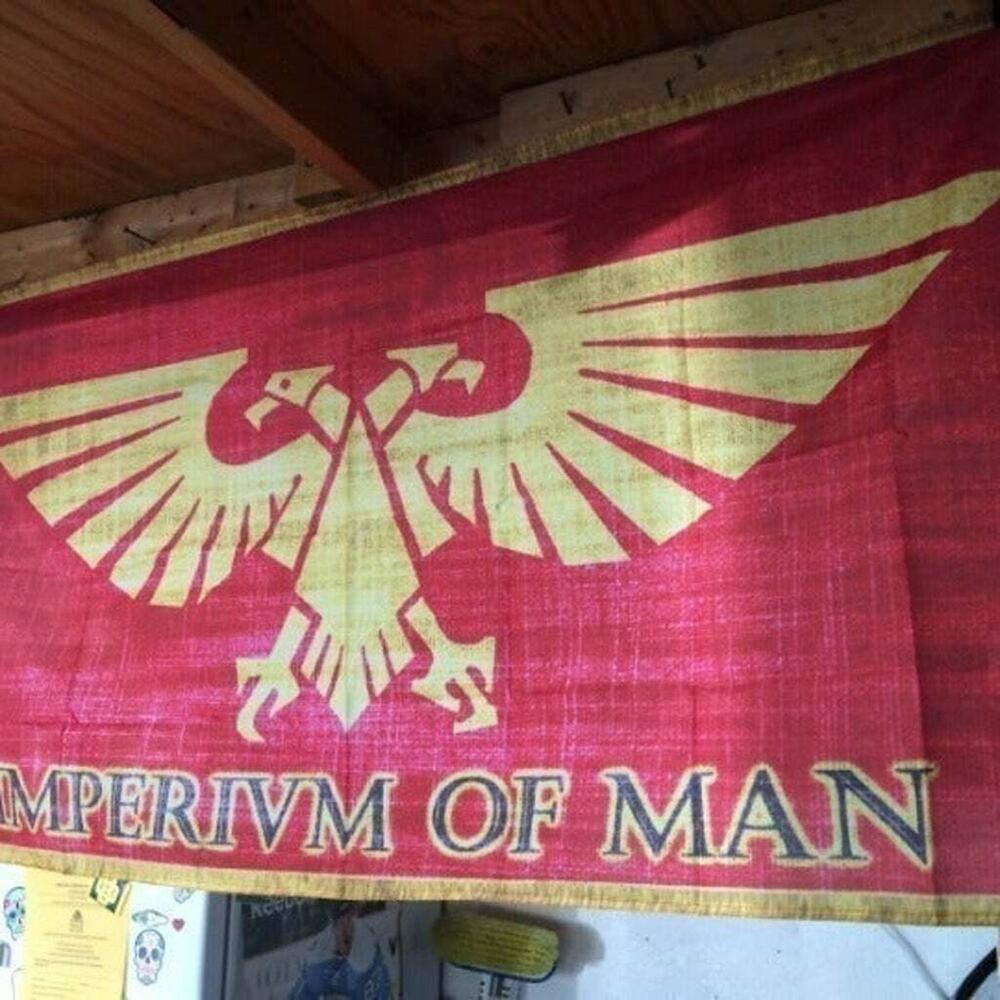 Warhammer 40000 5ft Imperium Of Man Flag